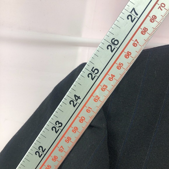 Towncraft Black Two Button Suit Jacket Size 44R Mens Business Wear Office Dinner - Picture 7 of 13